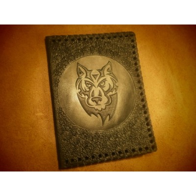 Обложка на паспорт "Волк"